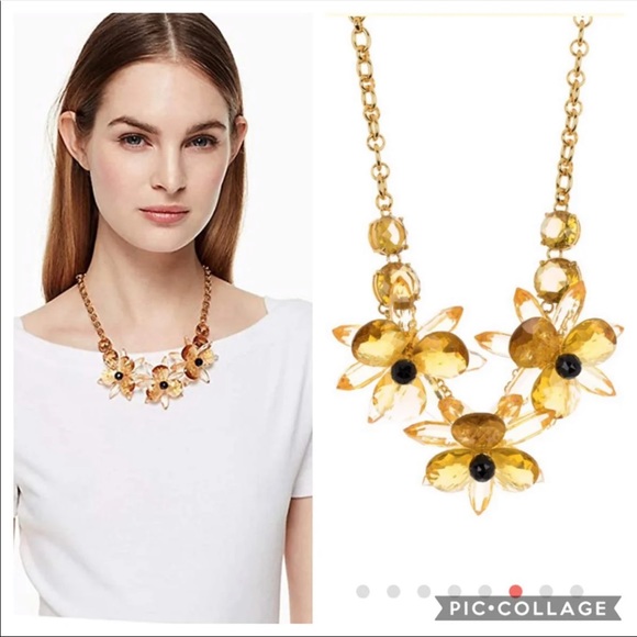 kate spade Jewelry Kate Spade Flower Necklace Earrings Set Nwt